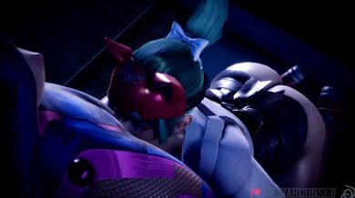 - Kinky Cosplay Fuckfest: D.Va & Kiriko