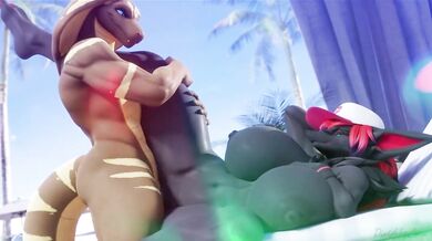 Zoroark's Rough and Ready Sexy Summer Break