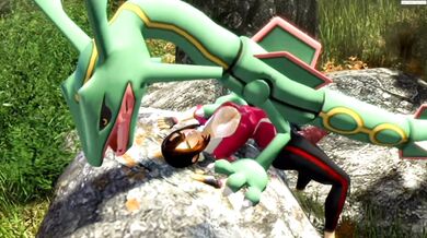 Rayquaza Rapes Trainer's Ass in Gruesome Orgy [Extreme Guro]