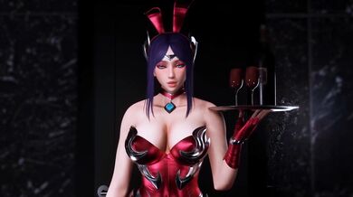 Horny bartender Irelia provides exclusive sex services for her high-class clients (by Puuguy)