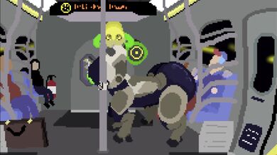 [4K] Orisa Takes the Spermy Subway