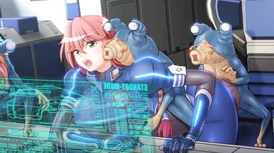 Intense Creature Orgy on the Spaceship in 'Creature Reaction Inside the Ship! 2'