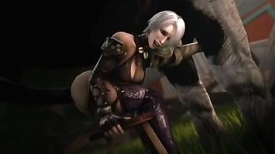 Ivy's Anal Playtime with a Horse