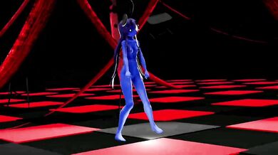 Shimakaze's Fiery Demonic Sex with the Vampire Ruby in R15 MMD Hentai