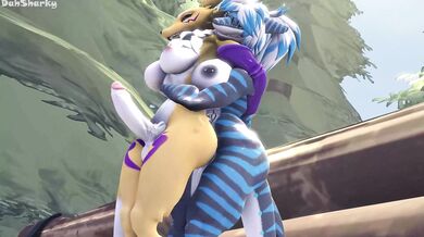 - Nikasharkeh vs. Renamon: Dawn of the Sharks