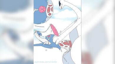 Latios and Lugia's Anal Clade Adventure
