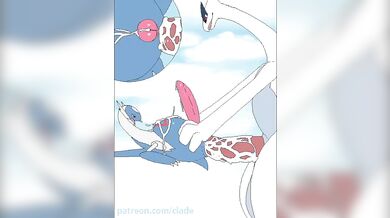 Latios and Lugia's Anal Clade Adventure