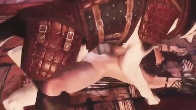 Pleasurable Doggy Style with a Skyrim Hound