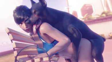 Pharah Gets Banged by a Canine [Rekin3D]