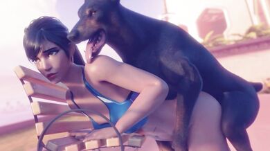 Pharah Gets Banged by a Canine [Rekin3D]