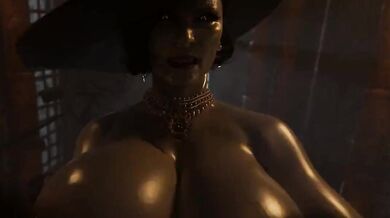 Mistress Dimitrescu Dominates with Her Whip and Tongue - Serpent Order