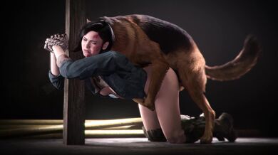 Public Park Rough Sex [Synthetic] in 4K Ultra HD