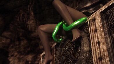Izzyg's Hidden Surprise in the Chest Brings Dunmer Thief Valera to Her Knees