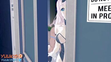 Kaguya-sama's Wet, Hot Chika Temptation: A YuukiS NTR Porn Parody