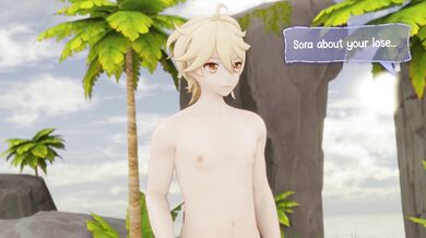 Aether's Naked Adventures with Jean in 4K Toon Art [Genshin]
