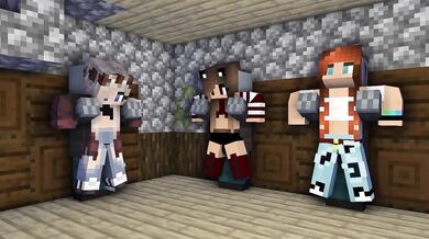 Minecraft Schoolgirls Abducted by Pillage Perverts