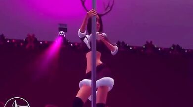 The Holiday Heat of Christmas - Santa's Orgy with Two Helpers (Threesome)