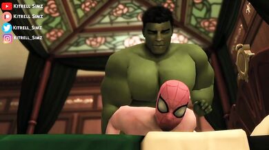 Hulk Rapes Spider-Man's Ass in the Tower of Babel