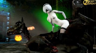 Twin Tails and Trick or Treats - 2B Halloween Edition