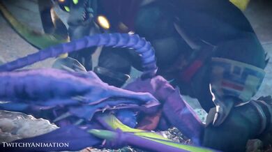 Fucking Ganondorf's giant balls destroying Metroid and Ridley in a hardcore threesome