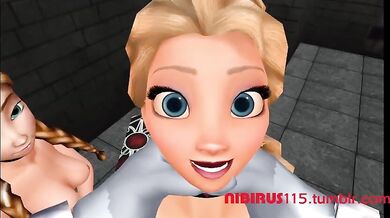 Elsa Gets Fucked by a Monster