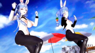 Twerking with Mom: Heart Pie Reverse Bunny Naked Dancehall Porn