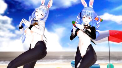 Twerking with Mom: Heart Pie Reverse Bunny Naked Dancehall Porn