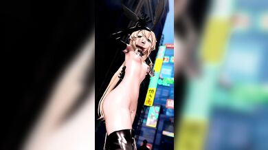 Busty Anime Girl Gets Fucked by a Magic Genie in R18 MMD Porn Parody