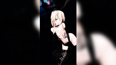 Busty Anime Girl Gets Fucked by a Magic Genie in R18 MMD Porn Parody