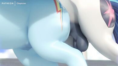 Rainbow Dash Gets Nailed by Shining Armor in Clopician's 'Rainbow-Colored Orgies'