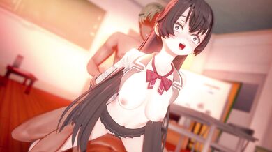 Ero Erodoggy's Yuki Suou Three-way: A Steamy Orgy with Cumshots Galore!