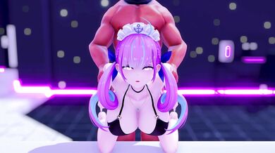 Minato's Huge Boobs and Wet Twintails in the Pool (HMV Series Part 2) [Blu-ray]