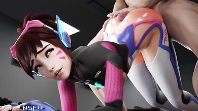 'D.Va at the Gym: Demeaning Bodies - NSFW'