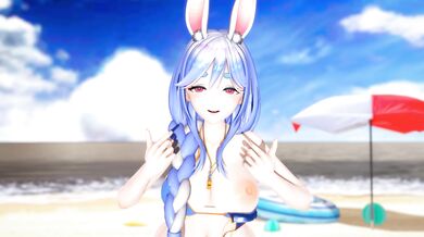 Watch this hot MILF dance naked in a swimming pool while wearing a sexy bikini!