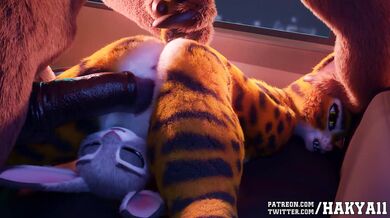 'Judy Hopps and a Friend Discover the Joys of Sex Together'