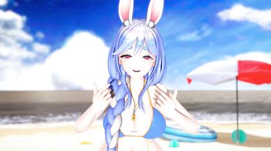 Watch the Hentai Porn Video - '[4kmmd] Pekora Strip Video: Heart Pie Dancehall Swimsuit Ver'