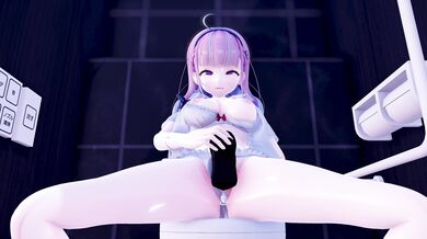 Cumming on the Toilet with a Water Bottle [アリス]