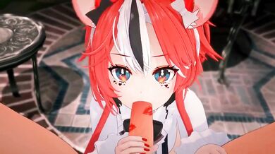Bae's Cum-Filled Mouth is a Hako's Delight