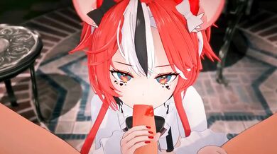 Bae's Cum-Filled Mouth is a Hako's Delight