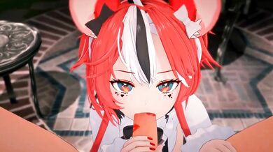 Bae's Cum-Filled Mouth is a Hako's Delight