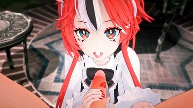 Bae's Cum-Filled Mouth is a Hako's Delight