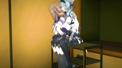 Eula's & Lisa's Futanari Fuck Fest in Genshin Impact