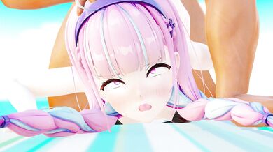 Fucking on the Sandy Beach with Minato Aqua in HMV Series Part 1 [Uncensored]