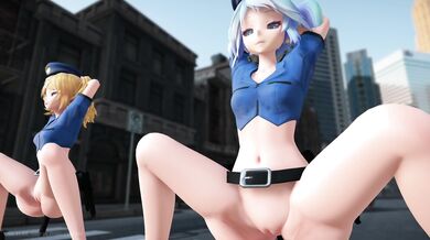 Rin and Miku's Lewd Dance of Lustful Lips - Give Me More