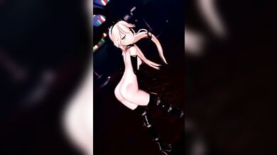 Shimakaze's Naughty Privates Exposed in this Steamy MMD R18 Video!