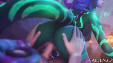 Jizzed in Neeko's Creamy Crack (3D Jizzfest)