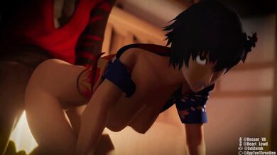 Persona 4 HMV Jizz Video - Asian Schoolgirl Panties