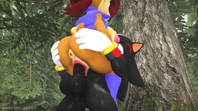 Shadow Fucks Sally From Behind in the Dark