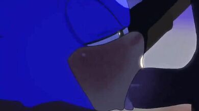 Shadow the Hedgehog Gets a Sonic Blowjob [Mr Orange000]