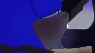 Shadow the Hedgehog Gets a Sonic Blowjob [Mr Orange000]